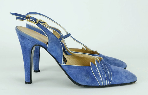 80er pumps von - von, blaues