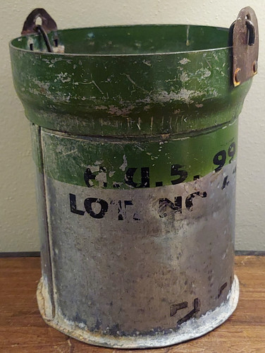 Vtg artillery shell casing - shell,