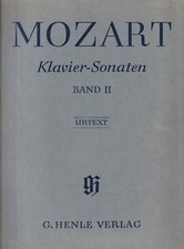? Wolfgang  Amadeus MOZART "Klavier-Sonaten Band II" Urtext - G. Henle V. 1948