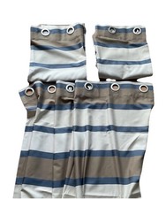 Gardinen, Dekoschals mit Ösen 3 Stück/ 130x250cm/ Blickdicht, gesteift.