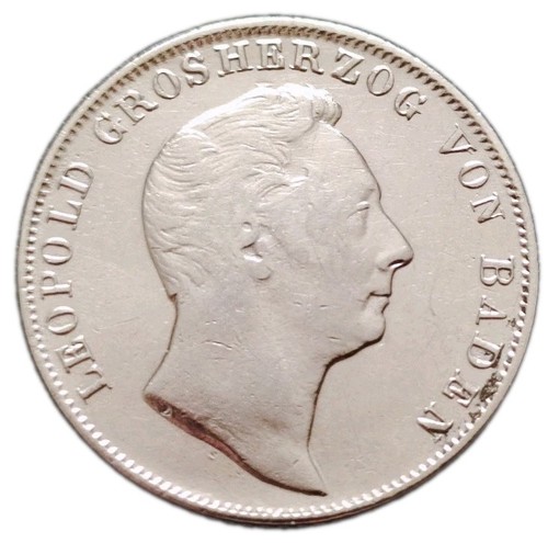 Baden gulden 1840 silber - baden,