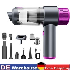 Akku staubsauger Kabellos Handstaubsauger beutellos 18000PA Tierhaare Auto Büro