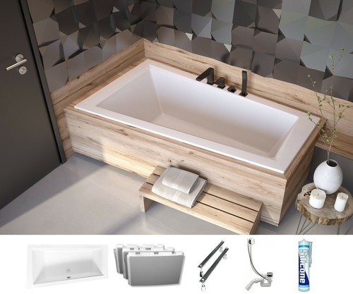 Raumsparende badewanne - raumsparende,