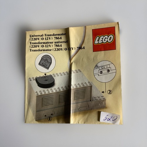 Lego gebrauchsanleitung trafo - ,