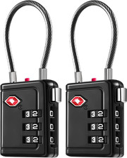 ZHEGE TSA Kofferschloss Schloss Koffer Zahlencode Gepäckschloss Reise Aktentasch