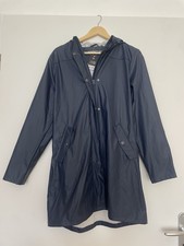 Steel Blue Woman Rain Jacket