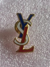 Designer Vintage YSL Logo Yves