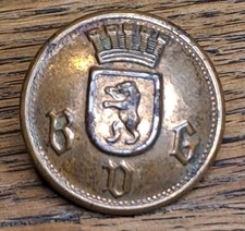 Alter BVG Knopf Metall mittelgroß Lokführer Busfahrer U Bahn S Bahn Vintage III