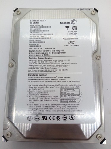 Seagate barracuda ide 80gb - barracuda,