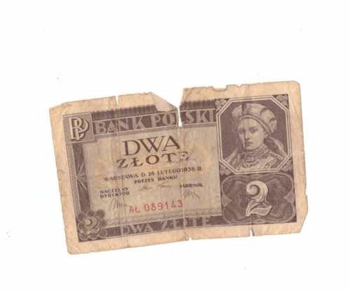 Original geldschein polen - geldschein,