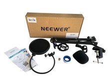 Neewer Mikrofonarmständer, Aufhängung Boom Schere Mic Arm Stativ mit 3/8"-5/8"