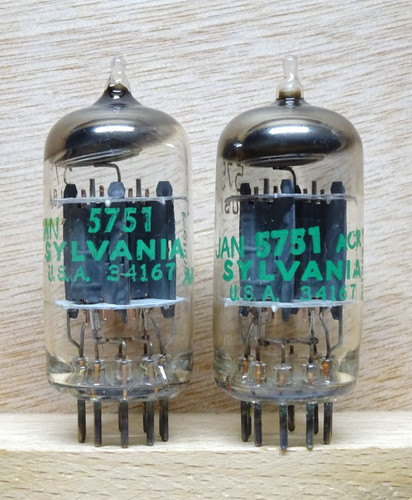 Pair sylvania 5751 sehr gut - pair:, |