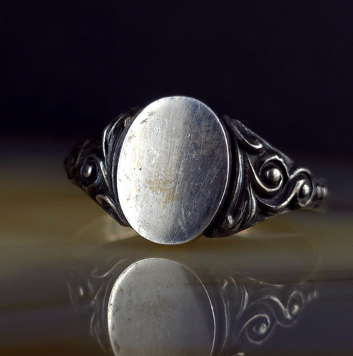 Ring silber 830 siegelring - silber,