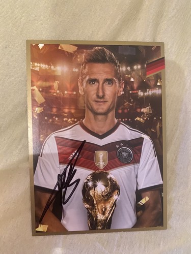 Miroslav klose autogrammkarte - miroslav,