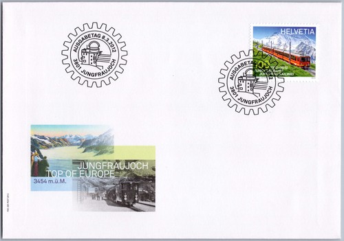 Schweiz fdc jungfraujoch 2012 - schweiz,