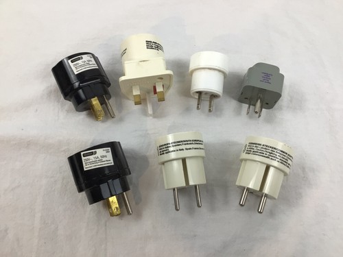 Set mit reise strom adaptern - reise,