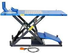 Elektrischer Antrieb 1000kg Motorradhebebühne Scherenlift blau MLP100HEJ 02222
