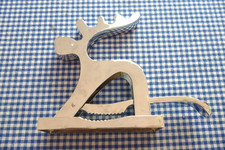  Deko-Nussknacker "Elch" aus Vollmetall, glänzend verchromt Rosenstein & Söhne