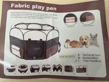 Faltbares Outdoor-Tierzelt –  Welpenlaufstall 