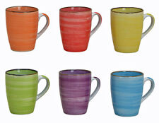 Kaffeebecher Tasse bunt 340 ml (29723w) Becher Kaffeetasse