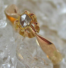 Antik Ring♦️aus 14kt 585 Gold Ring mit Alt Schliff Rosen Diamant Brillant♦️4453