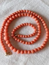 Korallen Antike Halskette Gold