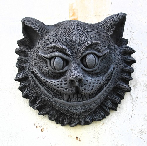Grinse katze garten wandbehang - grinse,
