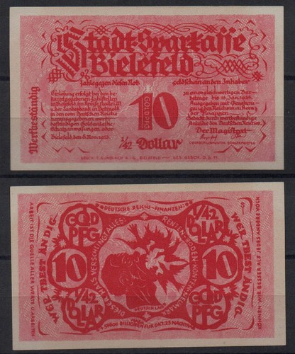 30982 gold notgeld - -, gold-notgeld