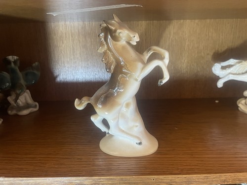 Porzellan pferd figur - porzellan,