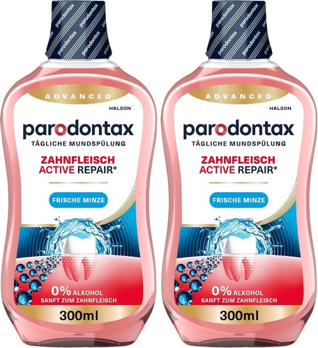 Parodontax mundspülung 2x - parodontax, mundspülung,