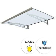 Glasvordach 120 oder 140 x 100