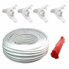 20m Cat 6 4 x RJ45 Stecker