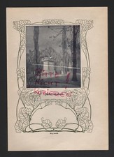 Lithografie 1904: Malerei