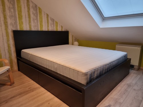 Ikea bett 160 200 - 160×200, schwarz