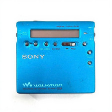 Sony MD Walkman MZ-R900 blau tragbarer MD-Player Recorder getestet Japan gebr...
