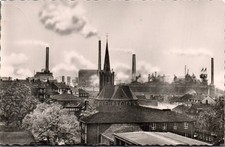 AK Neunkirchen Saar, Christuskirche und Hütte, gel. 1960 (Nr. 3023)