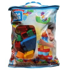 Fisher-Price Mega Bloks Bausteine für Kinder, 116 Teile mit Beutel  