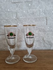 Eichbaum Brauerei 2er Set Schnapsglas Horn Form guter Zustand
