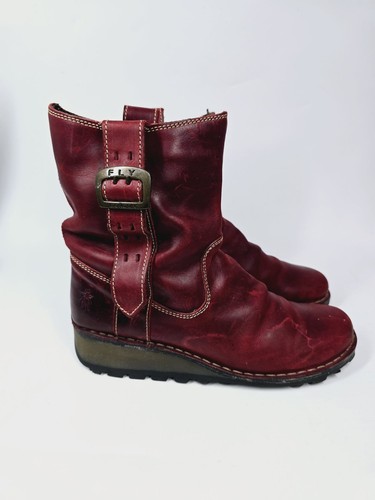 Fly london rote - london, leder