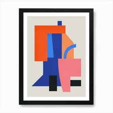 Harmonische abstrakte Collage