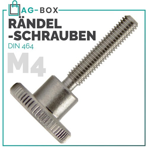 Rändelschraube din 464 - m4,
