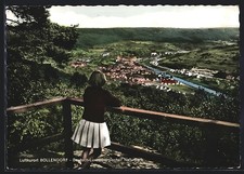 Bollendorf, Gesamtansicht von einer Aussichtsplattform, Ansichtskarte 