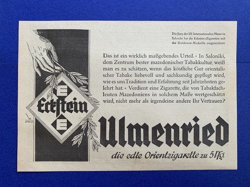 1929 eckstein zigaretten - 1929,