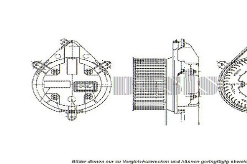 Aks dasis innenraumgebläse - aks,