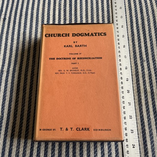 Karl barth church dogmatics - karl,