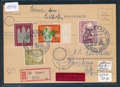 109146 eilb reco karte - eilb.-reco-karte, 1956