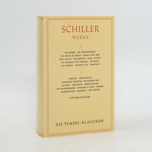 Schiller werke - 1 , | 