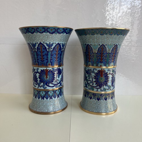 Paar chinesische cloisonné - chinesische, gu