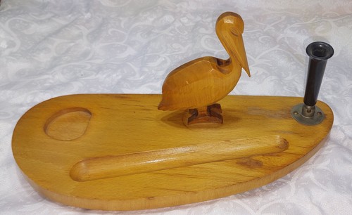 Schreibtischablage aus holz - aus,