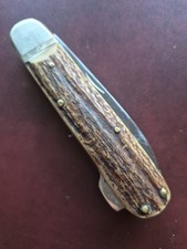 Hubertus 13.320.HH.00 Solingen Taschenmesser Jagdmesser Hirschhorn 